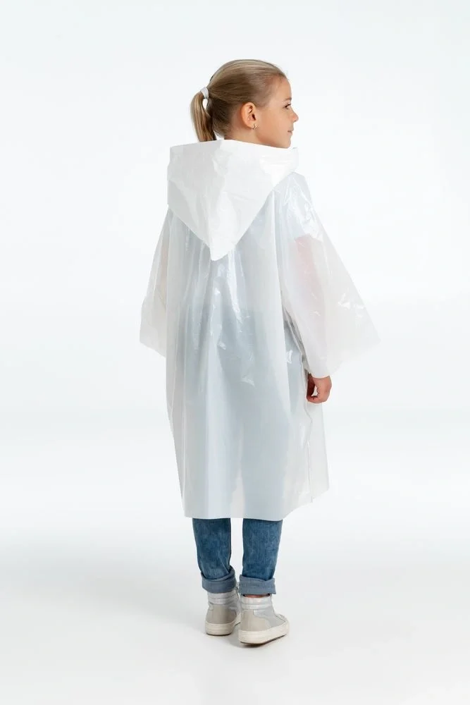 Дождевик-плащ детский BrightWay Kids, белый - фото 7