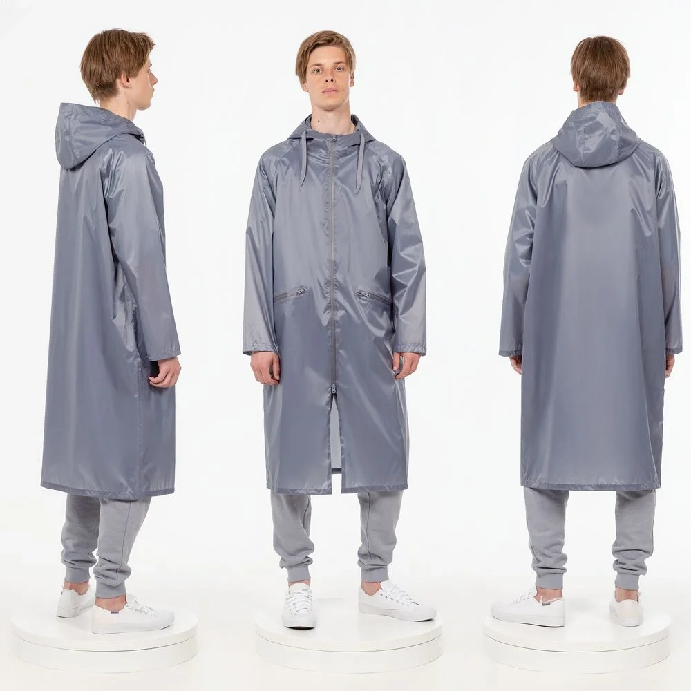 Дождевик R2, серый - фото 5