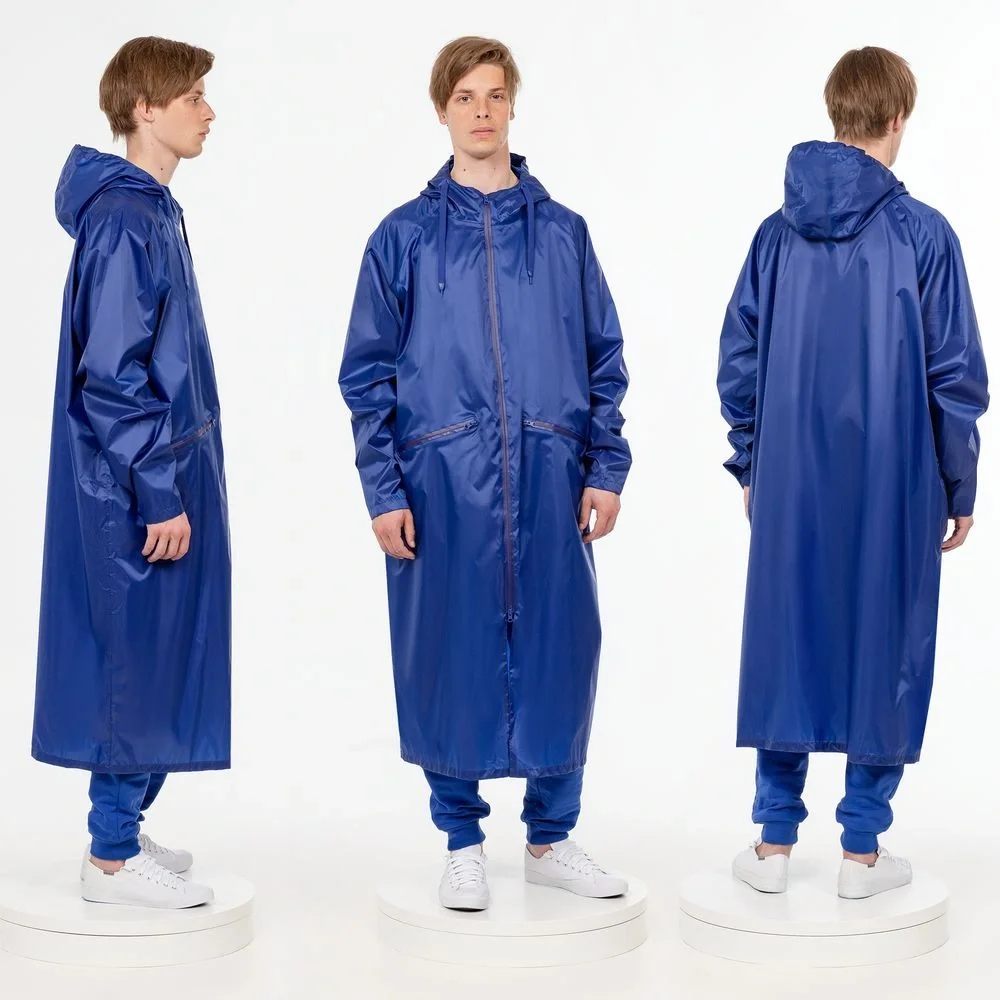 Дождевик R2, синий - фото 4