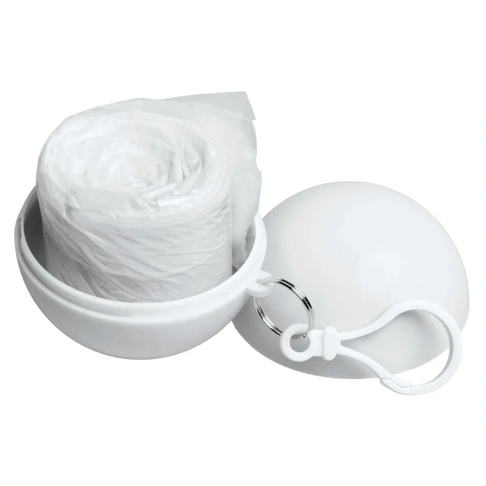 Дождевик в круглом футляре Nimbus, белый - фото 3