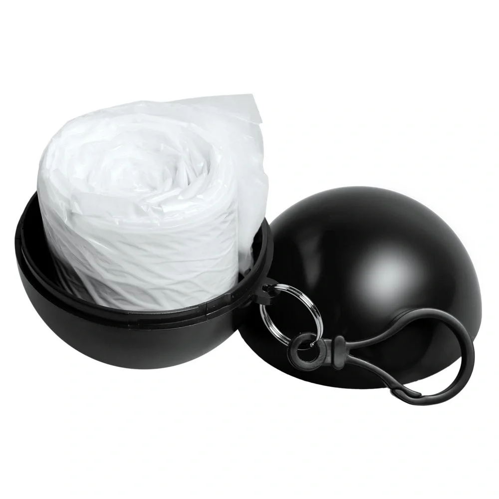 Дождевик в круглом футляре Nimbus, черный - фото 3