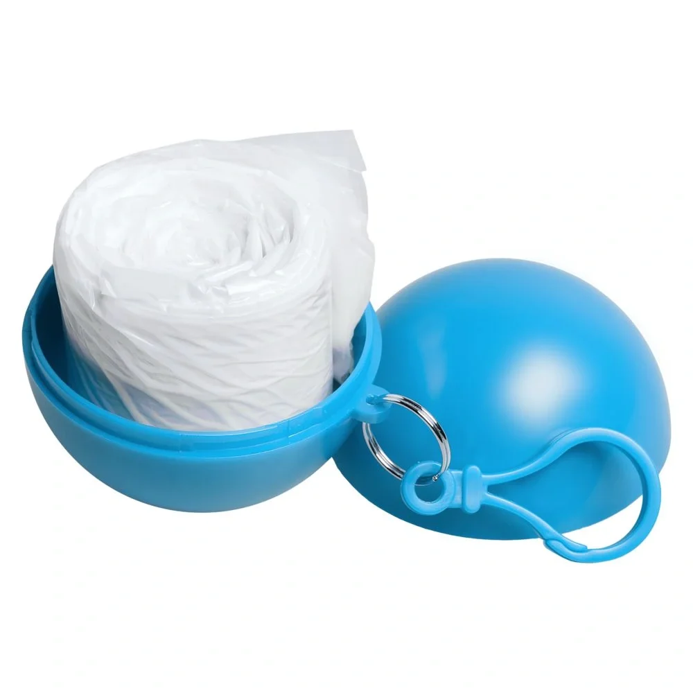 Дождевик в круглом футляре Nimbus, голубой - фото 3