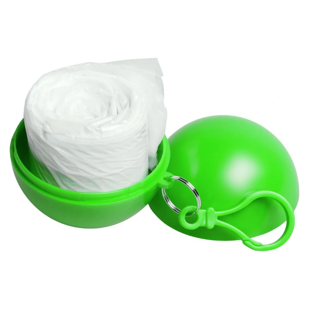 Дождевик в круглом футляре Nimbus, зеленое яблоко - фото 3