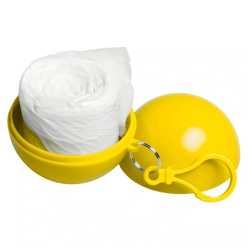 Дождевик в круглом футляре Nimbus, желтый - фото 3