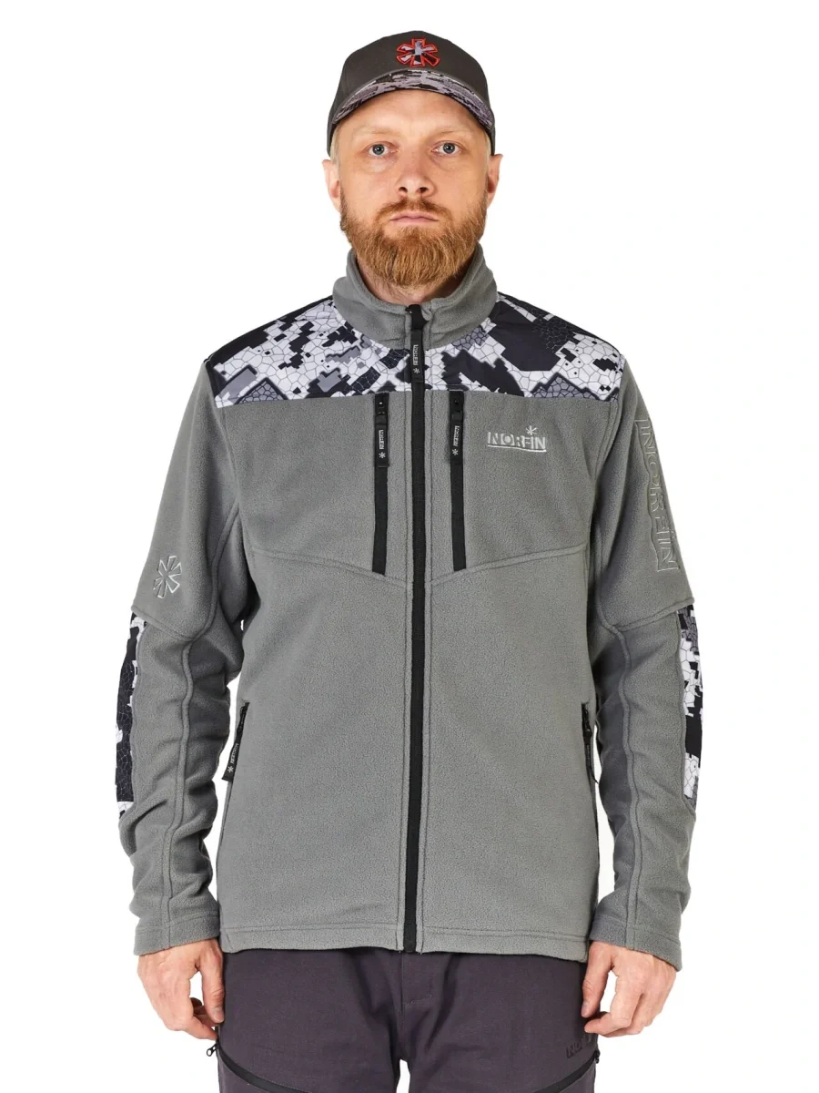 Джемпер флис. Norfin GLACIER CAMO - фото 9