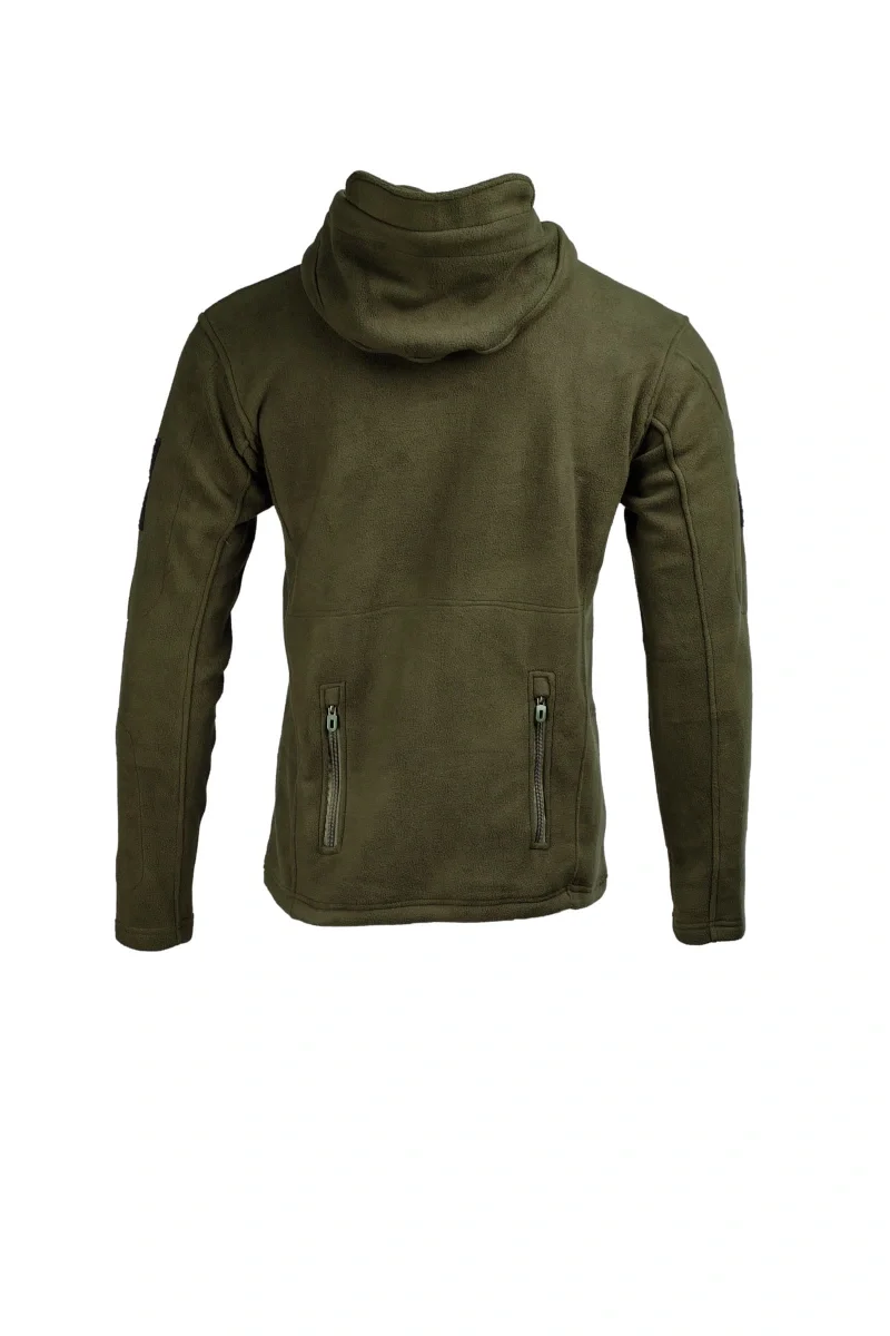 Джемпер флисовый с капюшоном "ЭФА-2" (ХАКИ)-К - фото 2