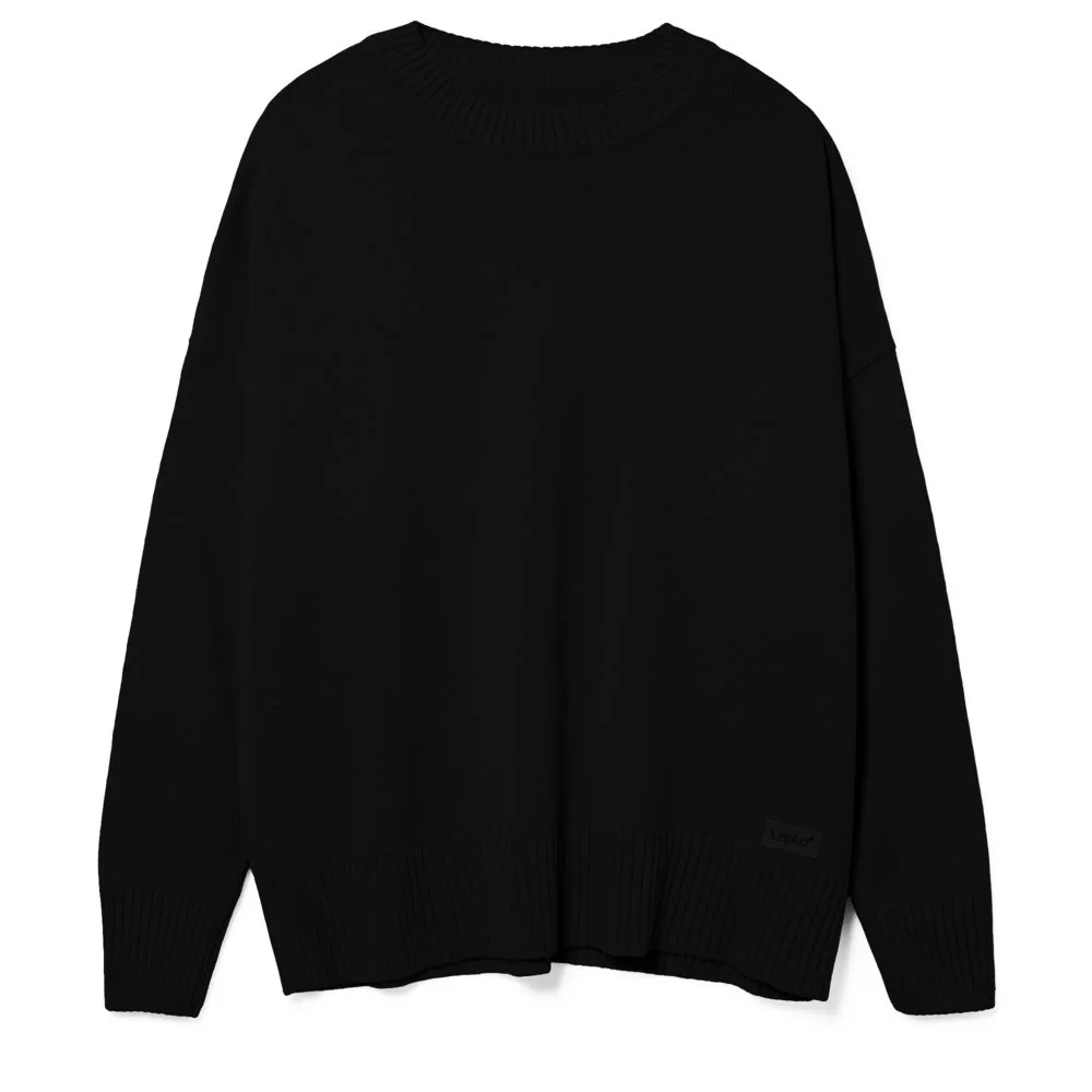 Джемпер оверсайз унисекс Stated в сумке, черный - фото 1