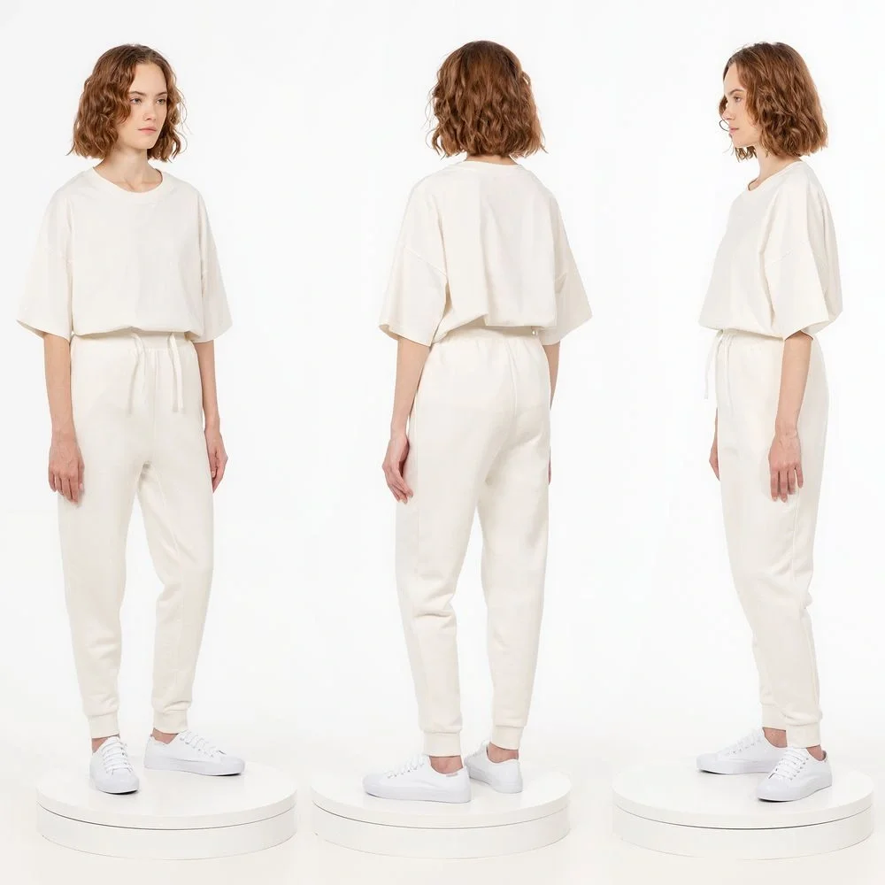 Джоггеры J2, молочно-белые - фото 3