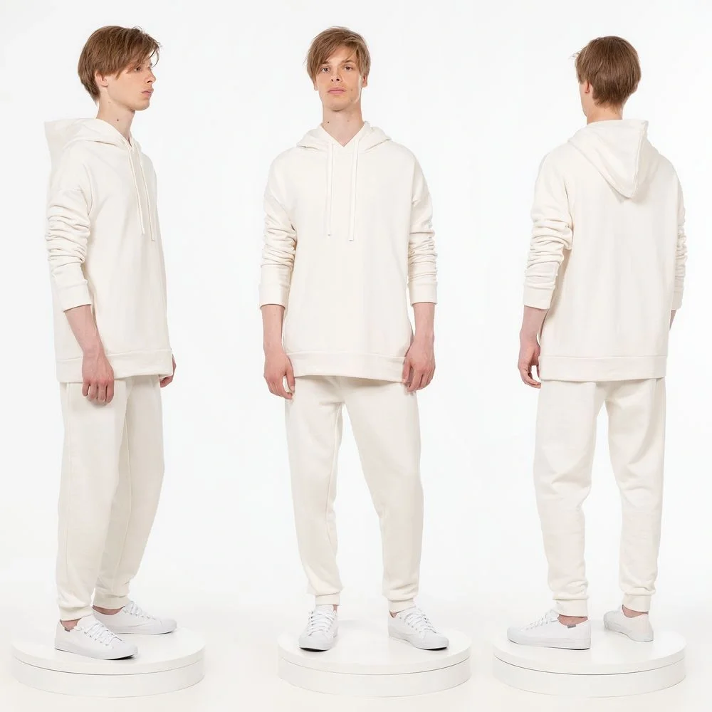 Джоггеры J2, молочно-белые - фото 5