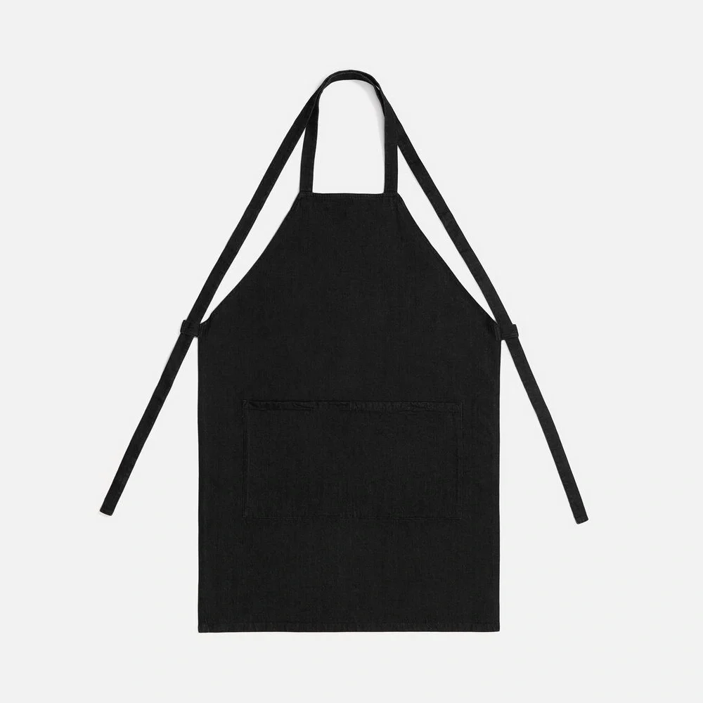 Фартук джинсовый E2, черный - фото 1