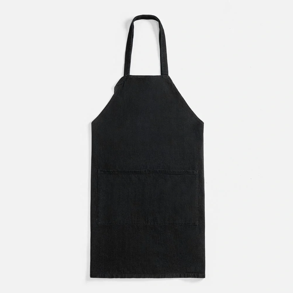 Фартук джинсовый E2, черный - фото 2