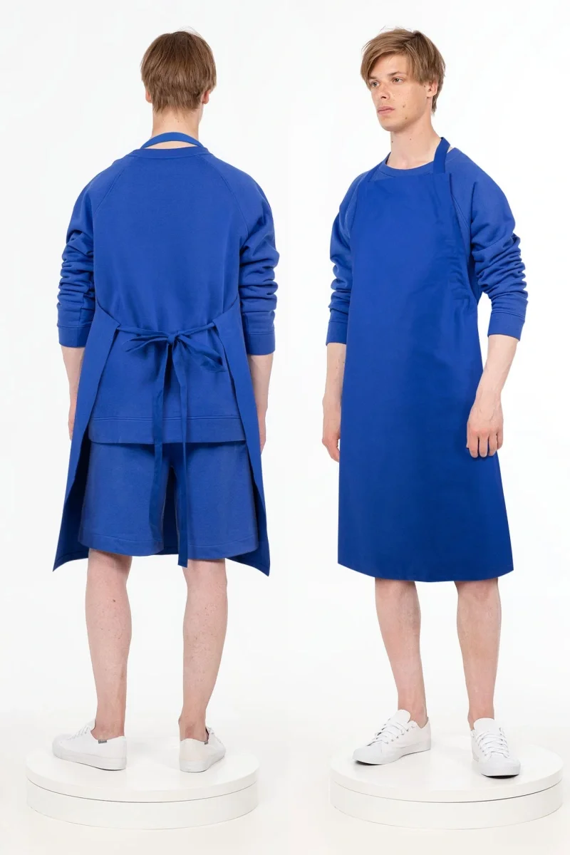 Фартук E1, синий - фото 8