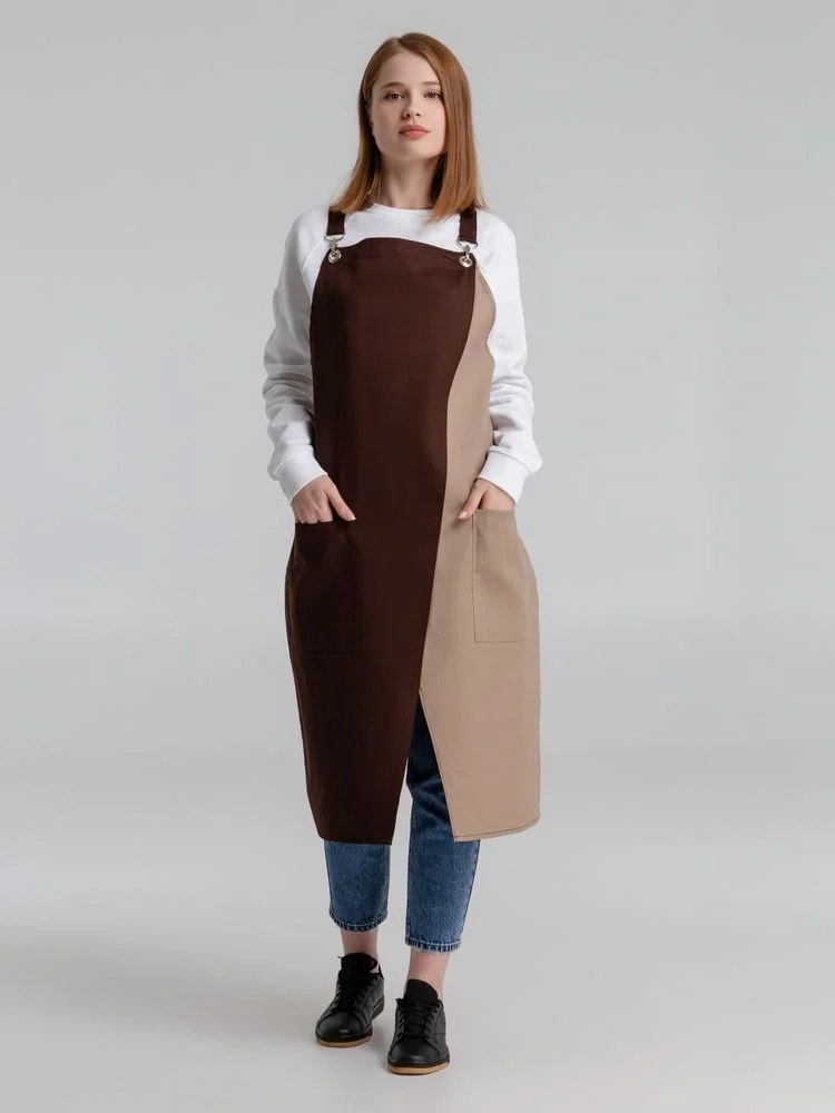 Фартук Picante, коричневый с бежевым - фото 4