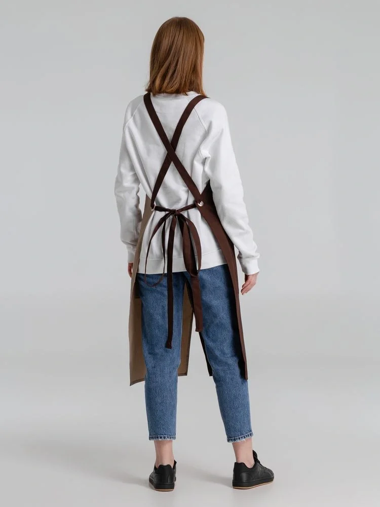 Фартук Picante, коричневый с бежевым - фото 5