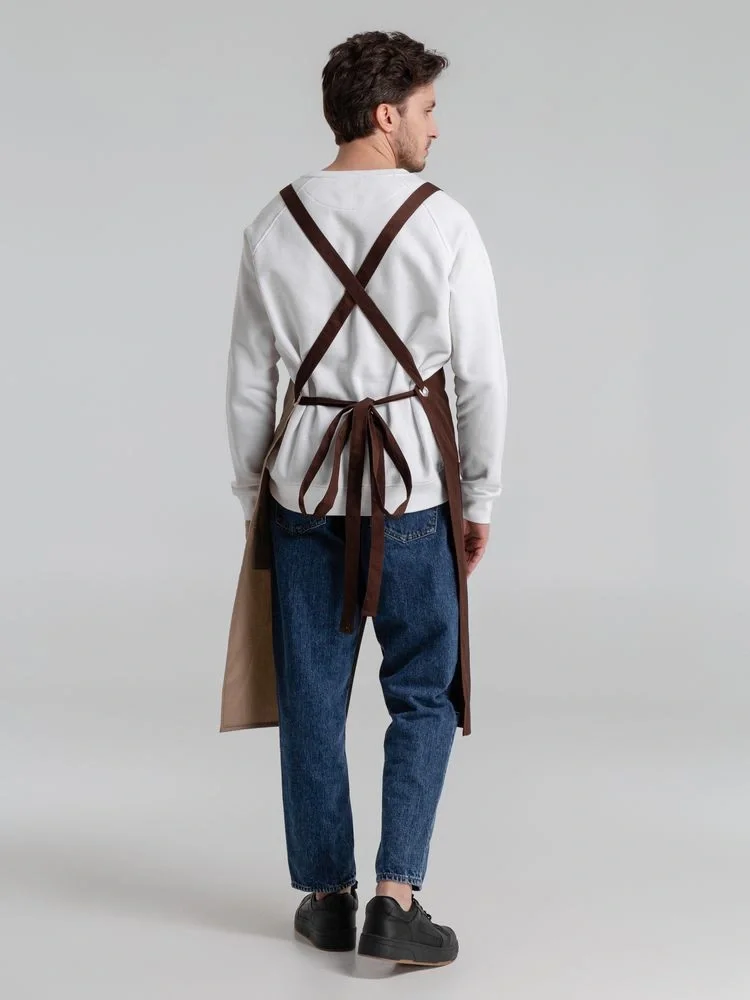 Фартук Picante, коричневый с бежевым - фото 7