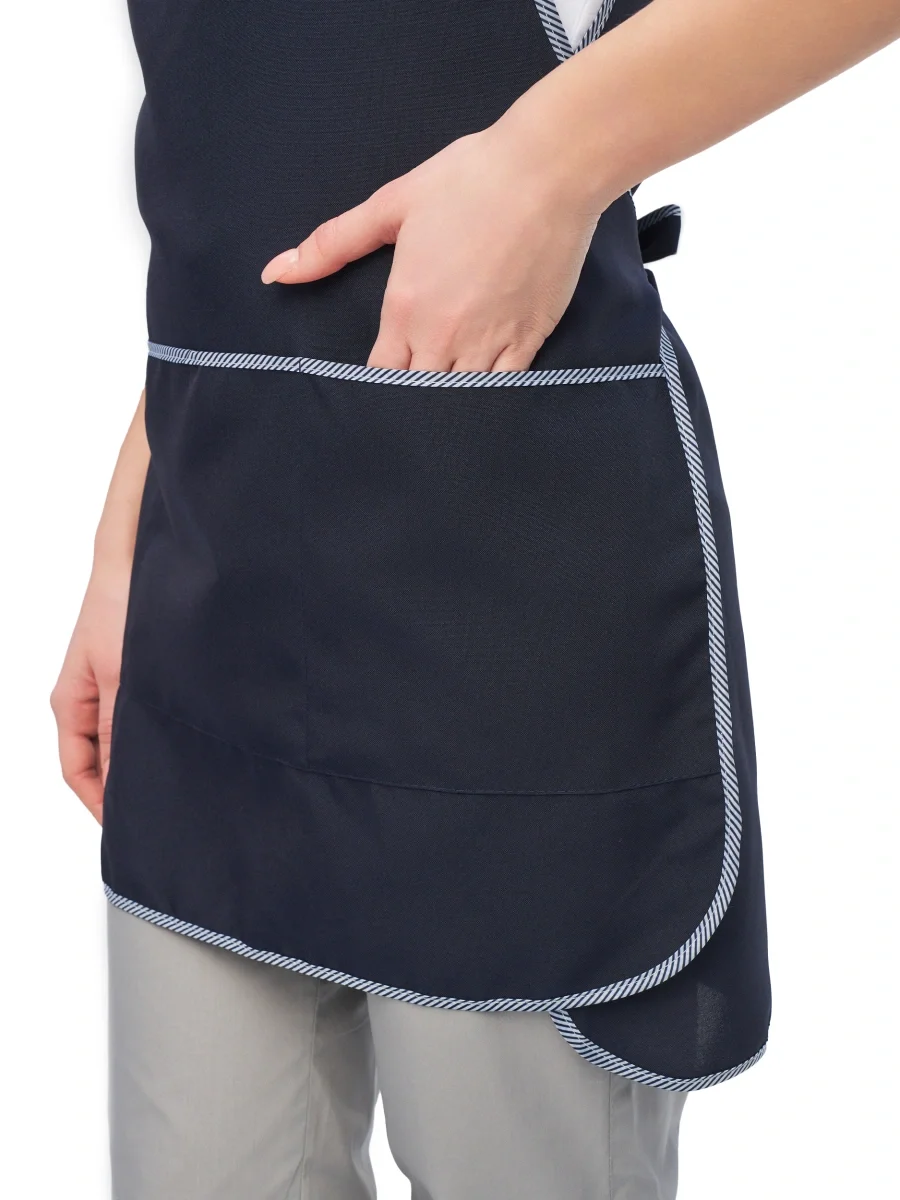 Фартук-сарафан "Лепесток" т-синий - фото 4