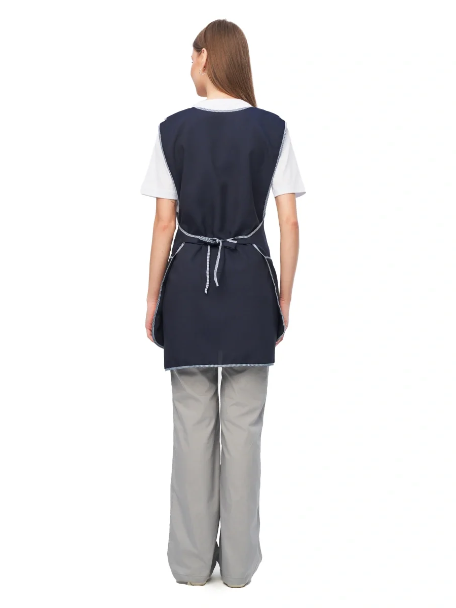 Фартук-сарафан "Лепесток" т-синий - фото 7