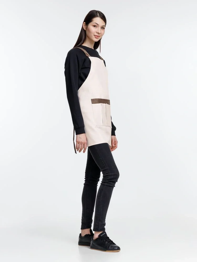 Фартук Settle In, светло-бежевый (молочный) - фото 3