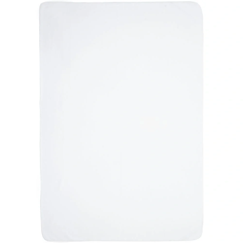 Флисовый плед Warm&Peace, белый 100х140 см - фото 3