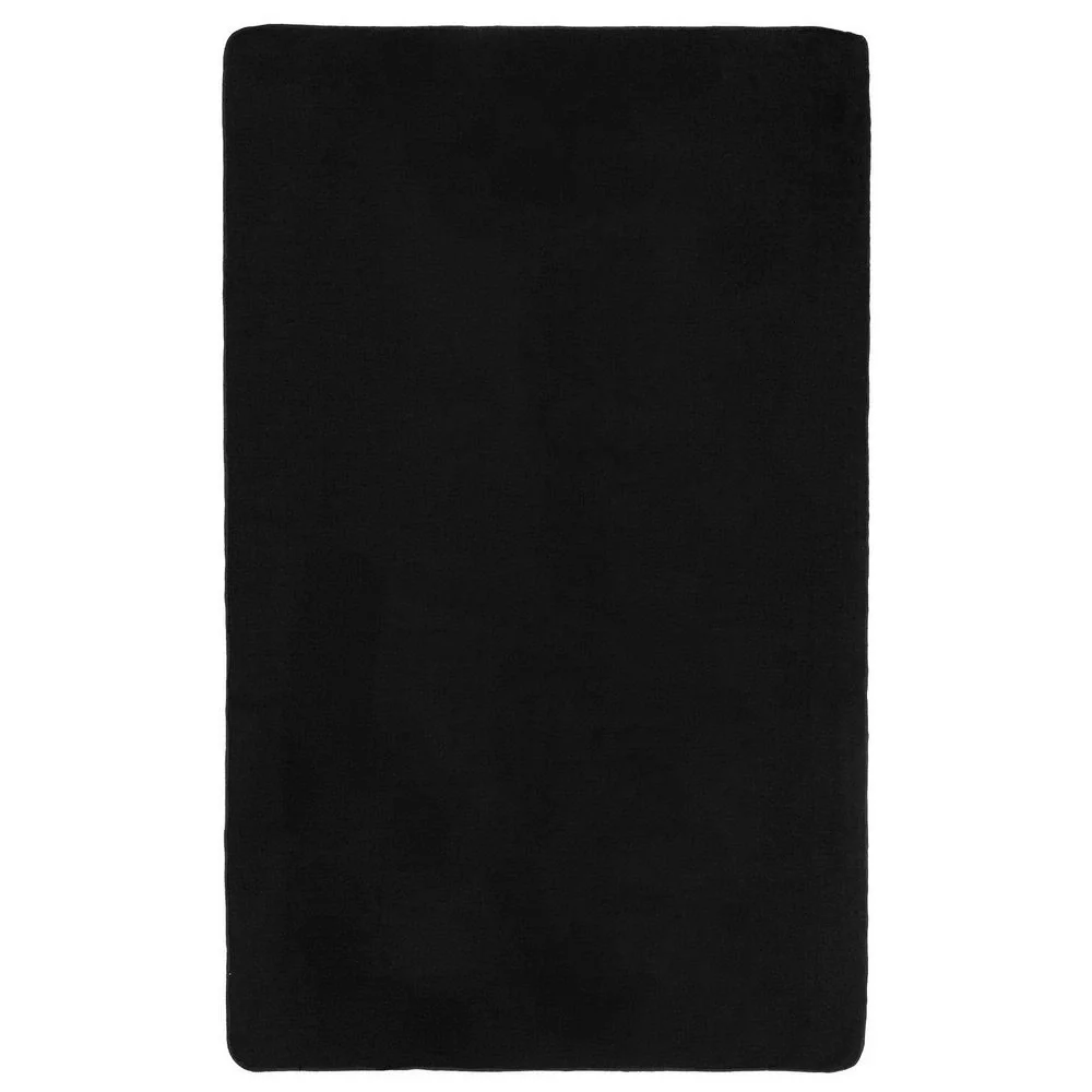 Флисовый плед Warm&Peace, черный 100х140 см - фото 7