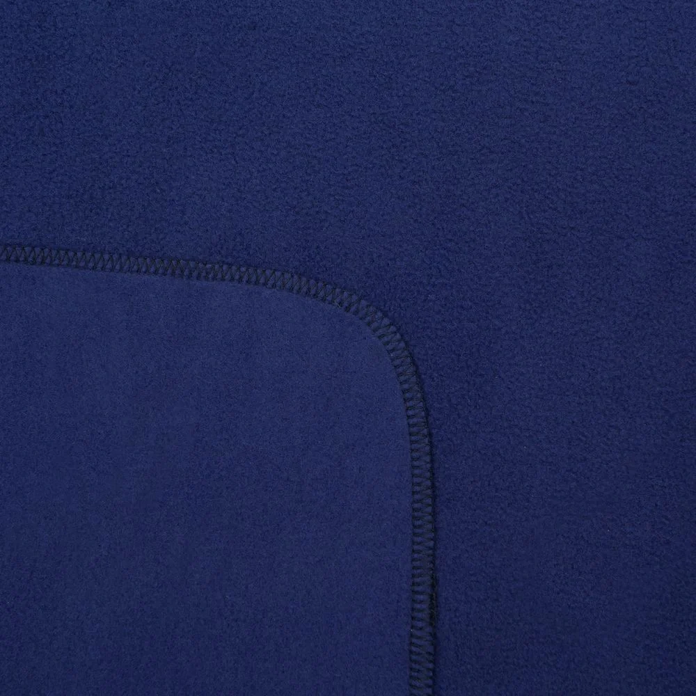 Флисовый плед Warm&Peace, синий 100х140 см - фото 4