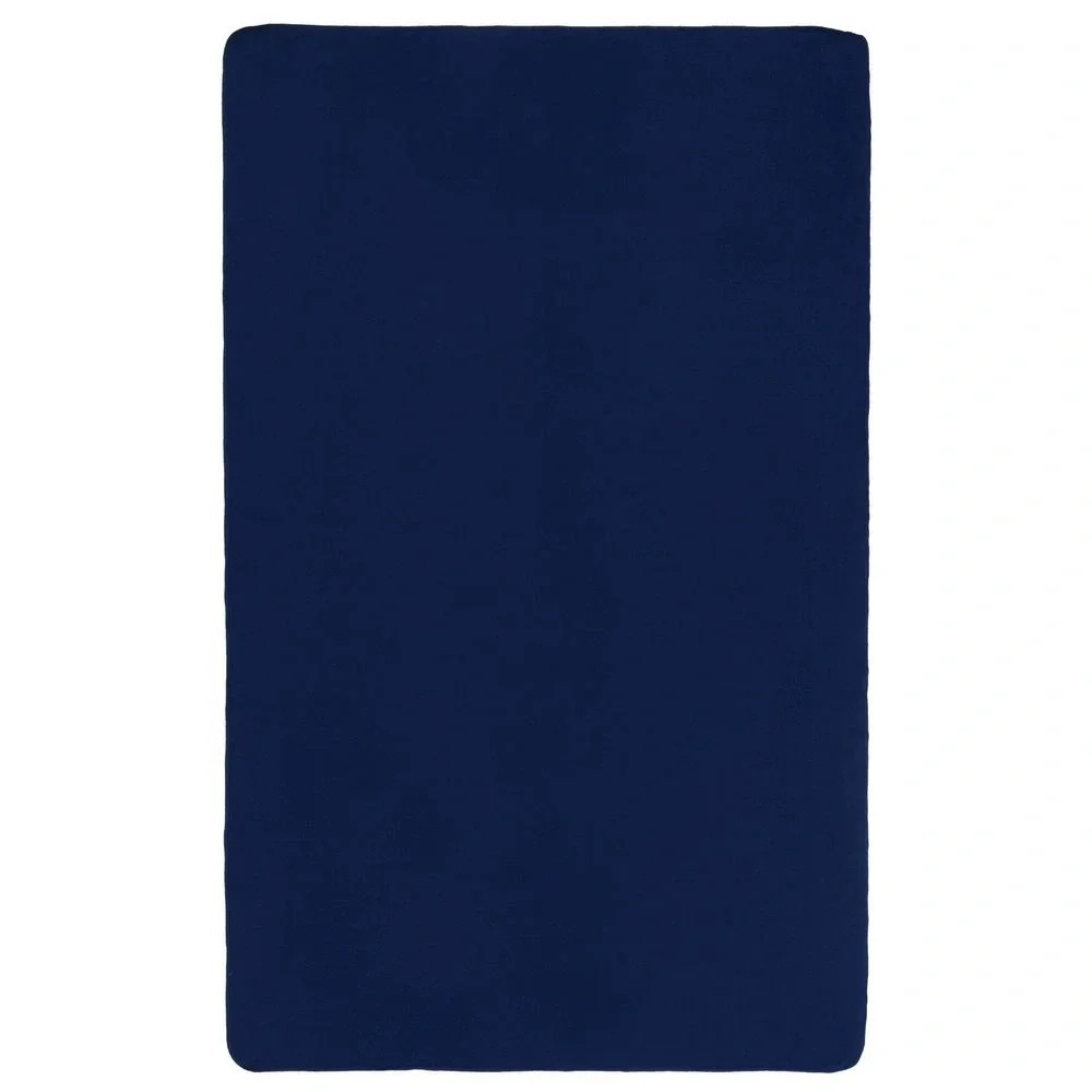 Флисовый плед Warm&Peace, синий 100х140 см - фото 7