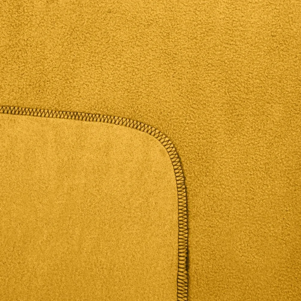 Флисовый плед Warm&Peace XL, желтый - фото 3