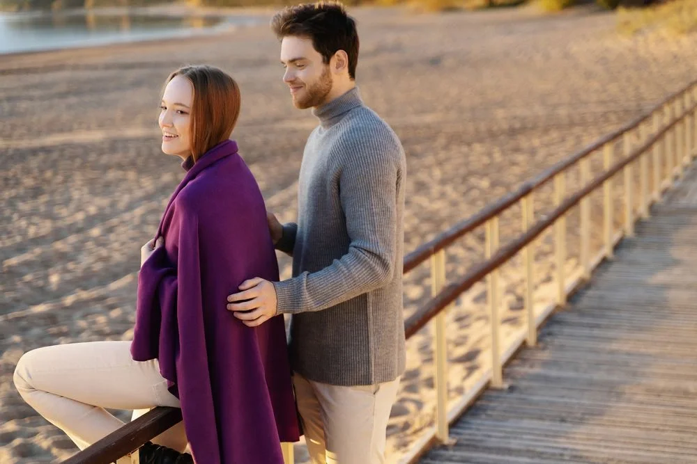 Флисовый плед Warm&Peace, ярко-синий 100х140 см - фото 5