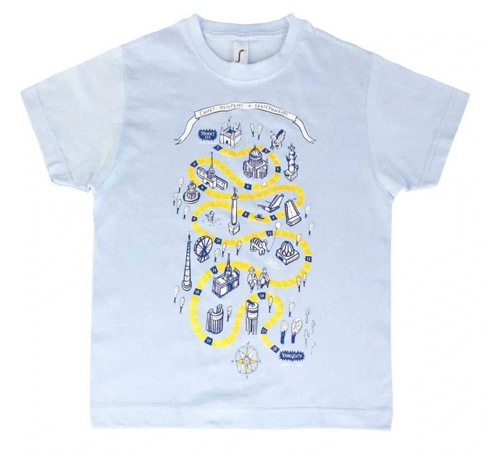 Футболка детская Regent Kids 150, голубая - фото 5