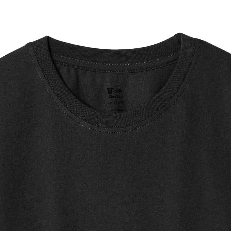 Футболка детская T-Bolka Kids, черная - фото 8