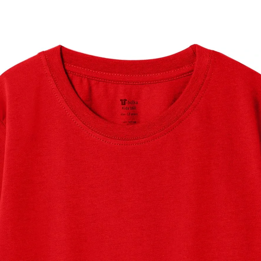 Футболка детская T-Bolka Kids, красная - фото 8