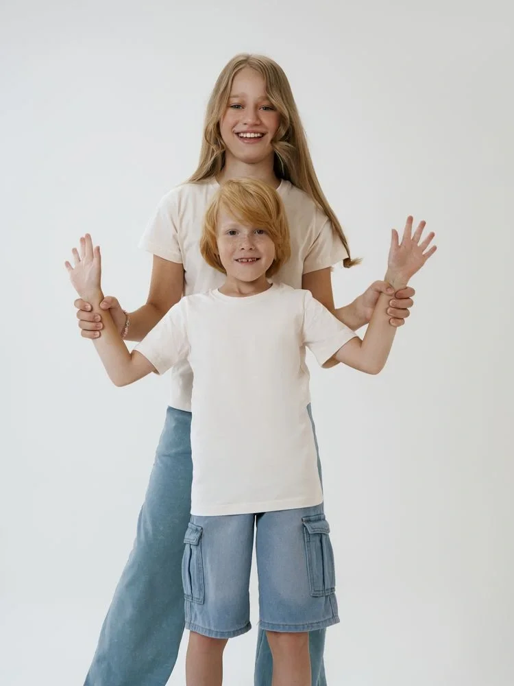 Футболка детская T-Bolka Kids, молочно-белая - фото 9