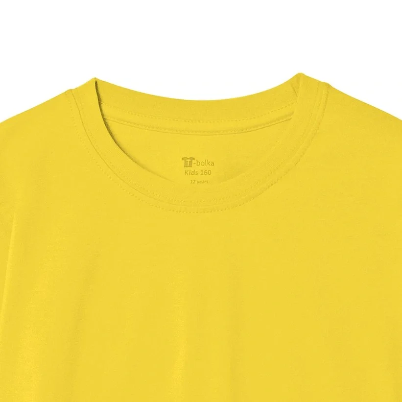 Футболка детская T-Bolka Kids, желтая - фото 8