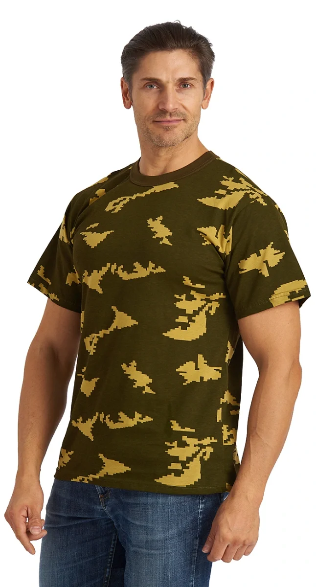 Футболка кмф "Граница" хаки - фото 1