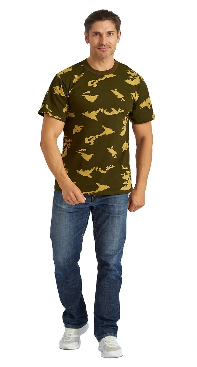 Футболка кмф "Граница" хаки - фото 2