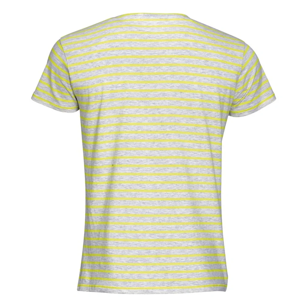 Футболка Miles Men серая с желтым - фото 6