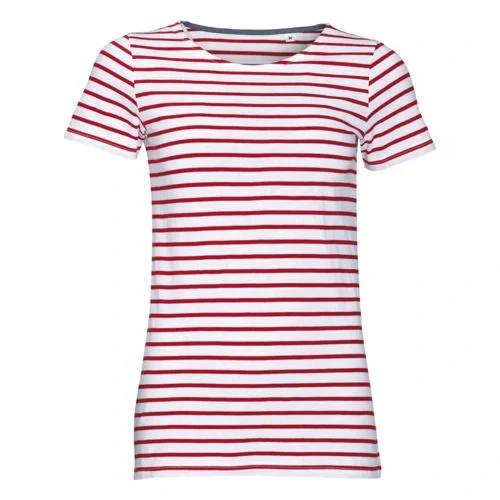 Футболка Miles Women белая с красным - фото 1