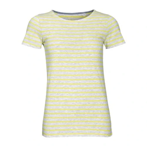 Футболка Miles Women серая с желтым - фото 1