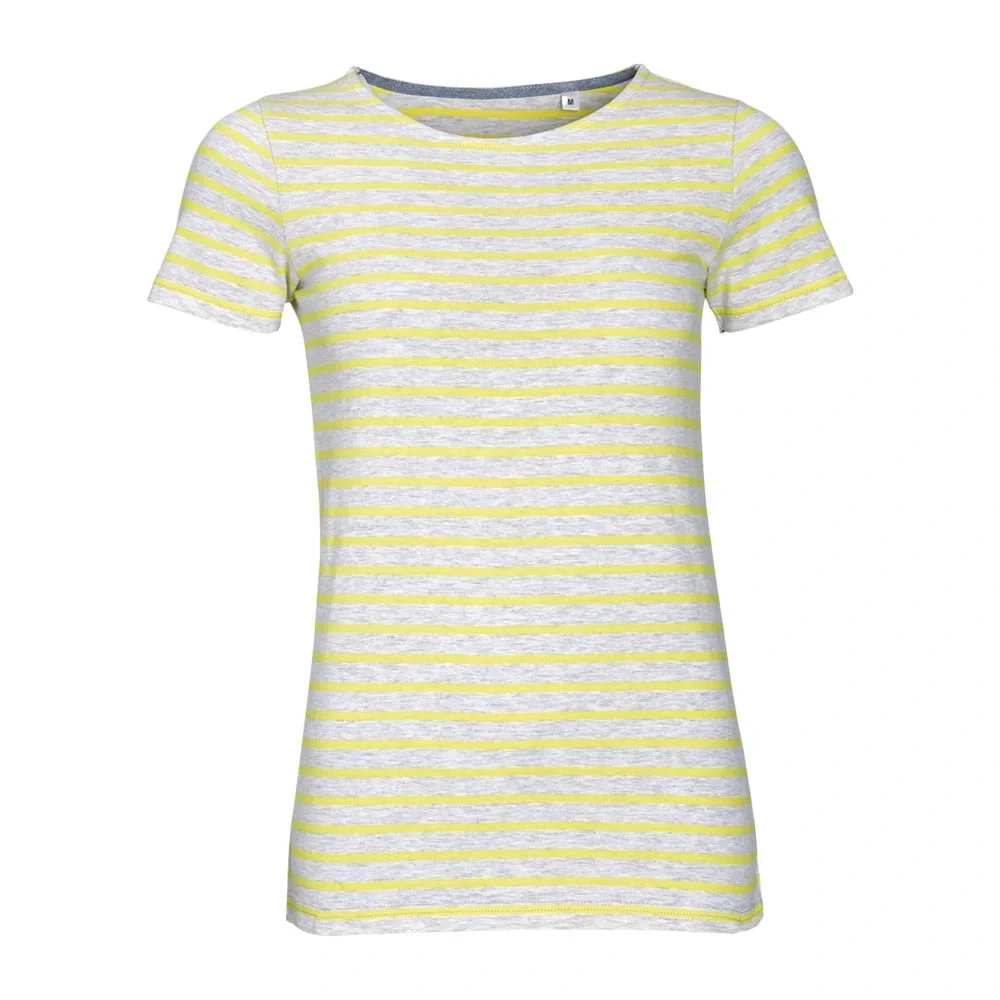 Футболка Miles Women серая с желтым - фото 5