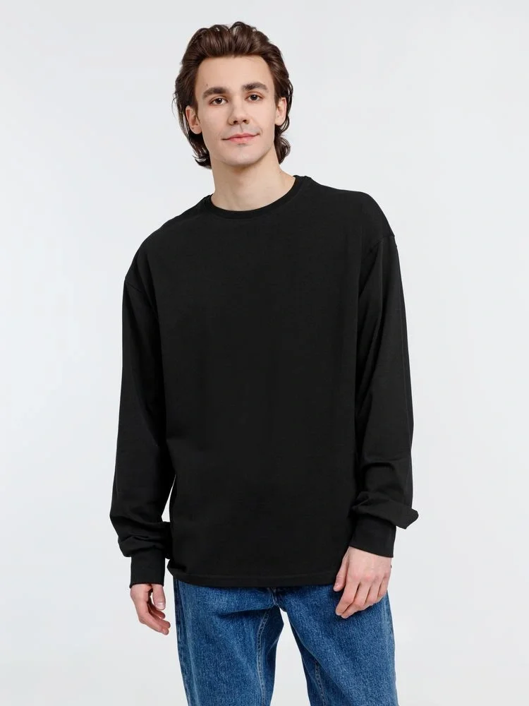 Футболка оверсайз с длинным рукавом Сity Sapiens, черный - фото 4