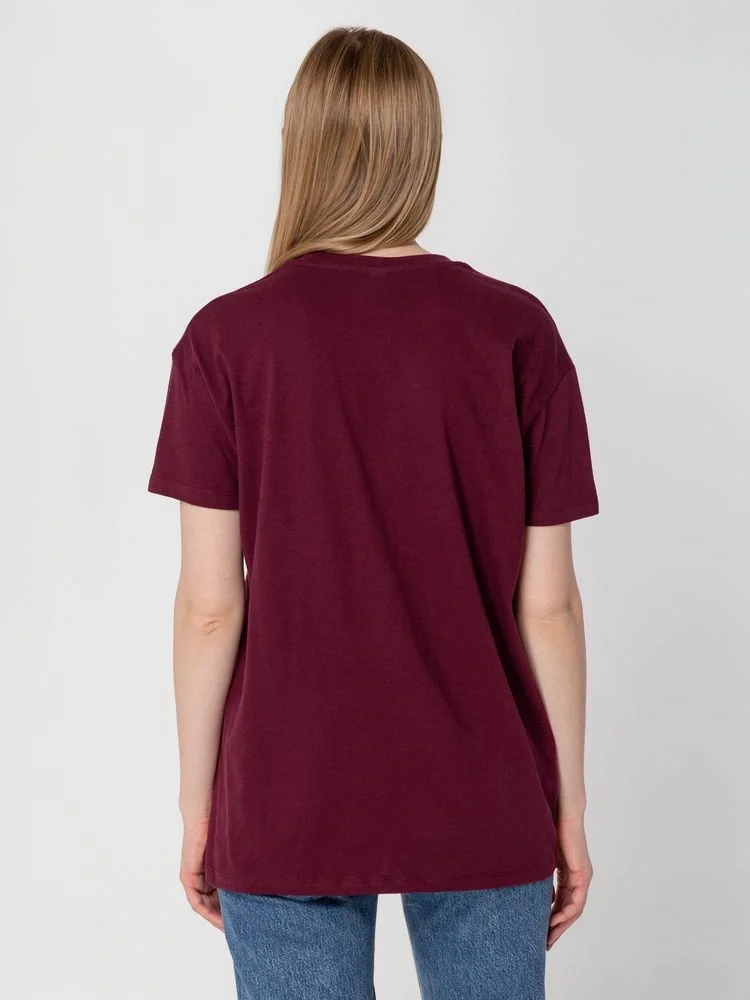 Футболка унисекс Regent 150, бордовая - фото 11