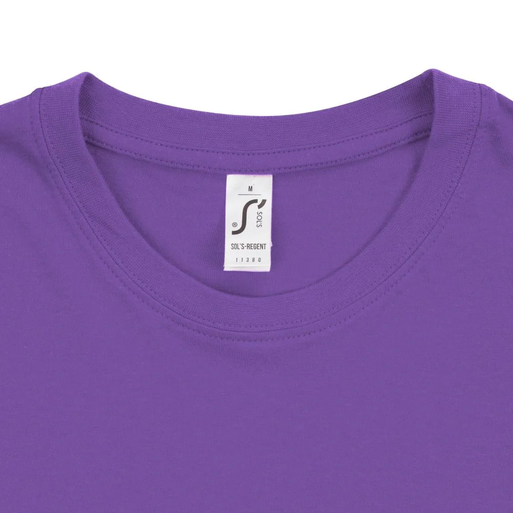 Футболка унисекс Regent 150, фиолетовая - фото 12