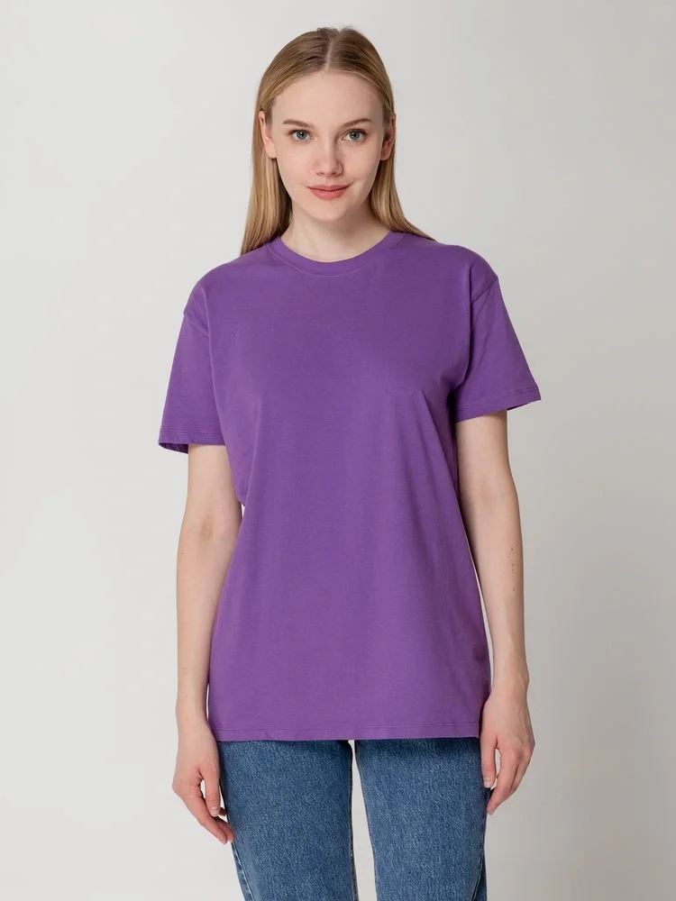 Футболка унисекс Regent 150, фиолетовая - фото 13