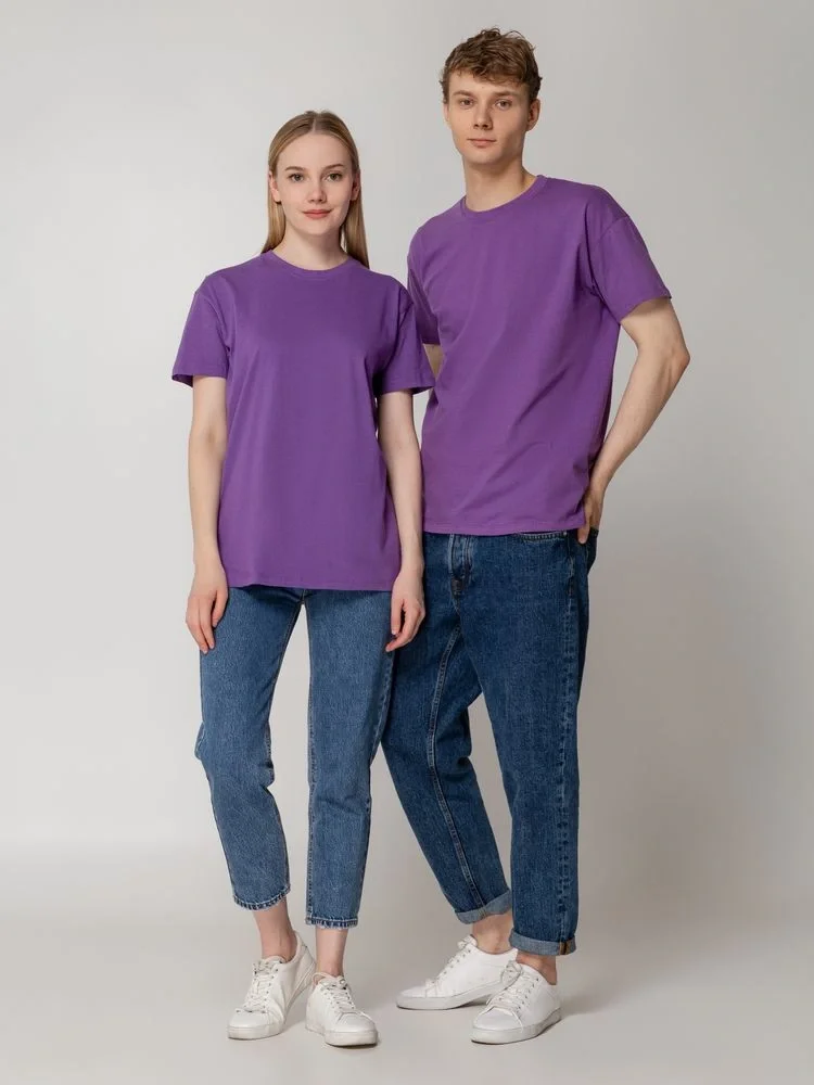 Футболка унисекс Regent 150, фиолетовая - фото 18