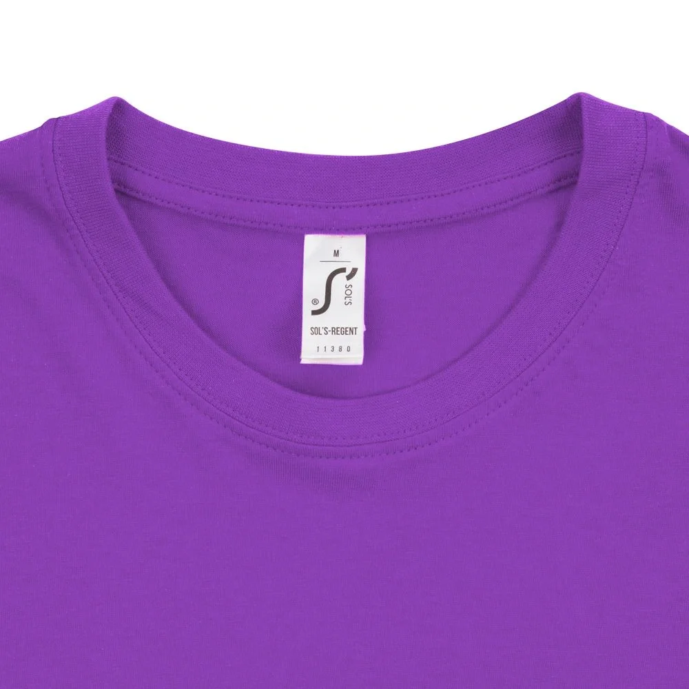 Футболка унисекс Regent 150, фиолетовая - фото 9