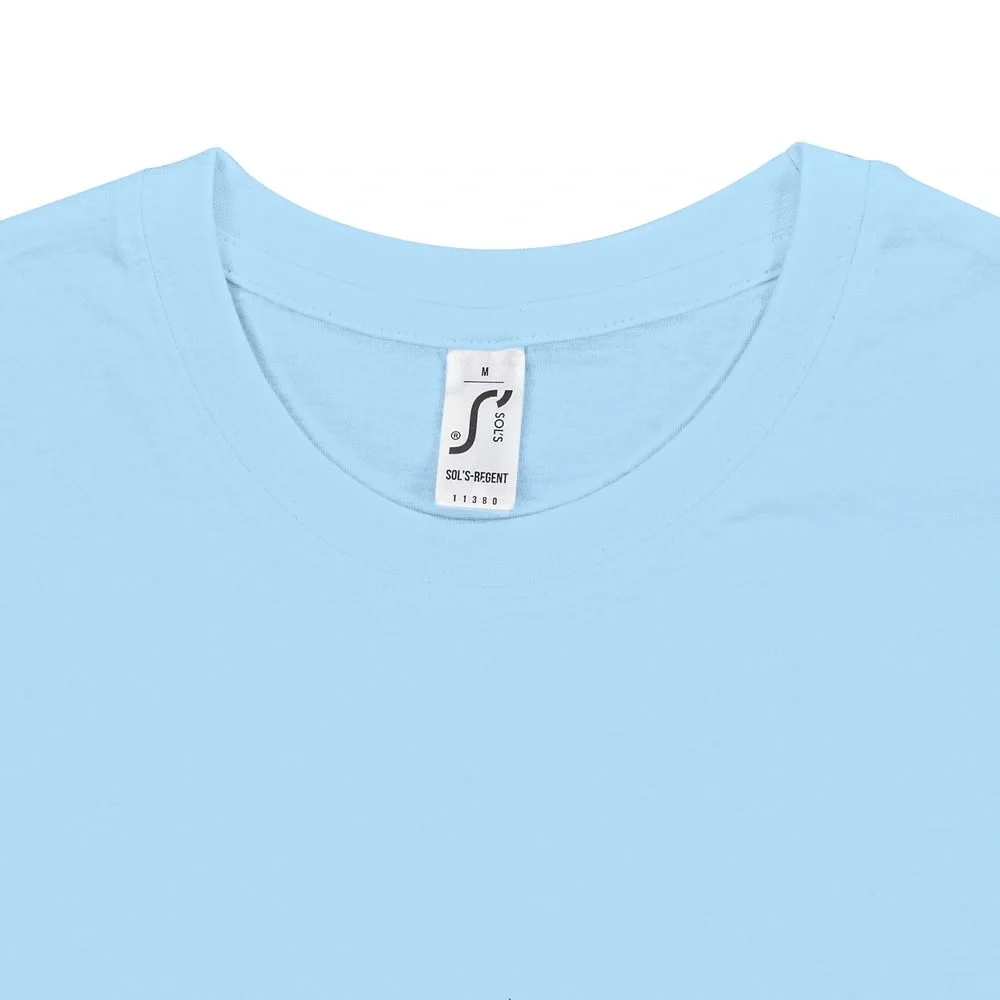 Футболка унисекс Regent 150, голубая - фото 11