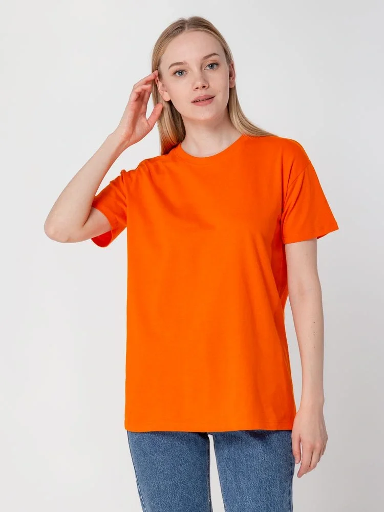 Футболка унисекс Regent 150, оранжевая - фото 13