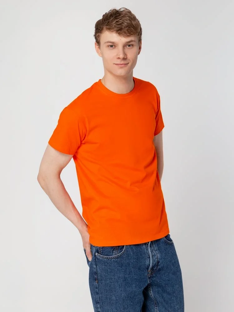 Футболка унисекс Regent 150, оранжевая - фото 15