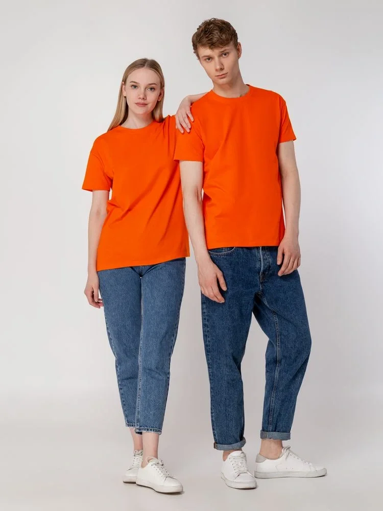 Футболка унисекс Regent 150, оранжевая - фото 18