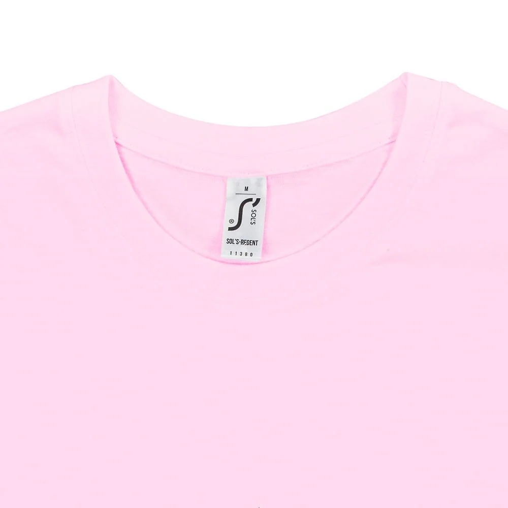 Футболка унисекс Regent 150, розовая - фото 11